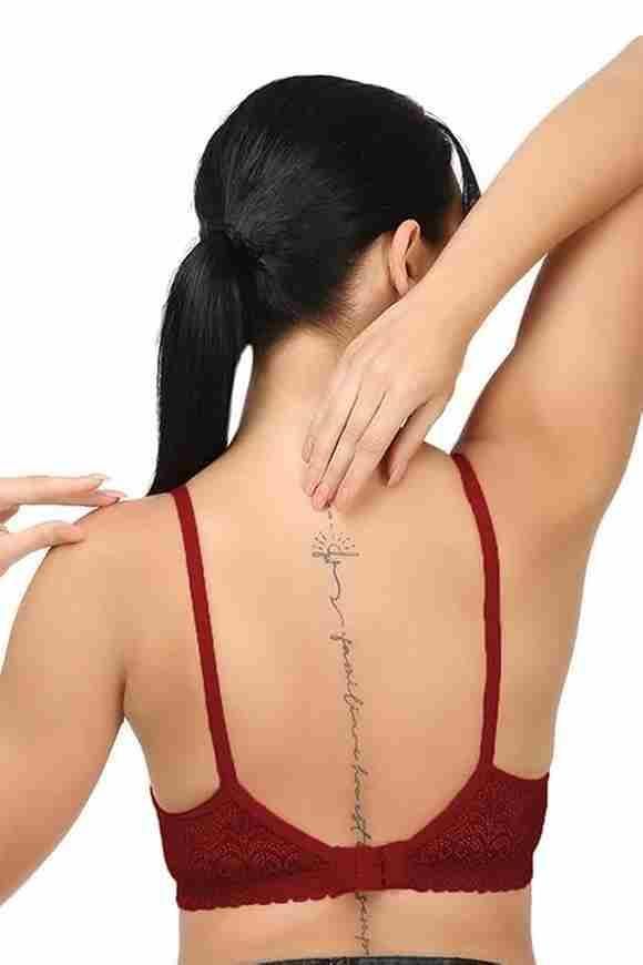 Girl's Non-Padded Net Bra (Pack of 2)