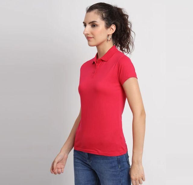 Unisex Red Cotton T-shirt