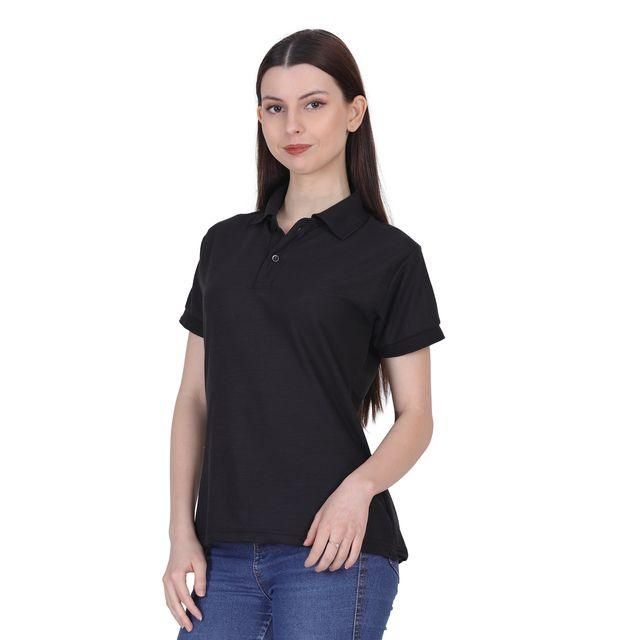 Unisex Black Cotton T-shirt