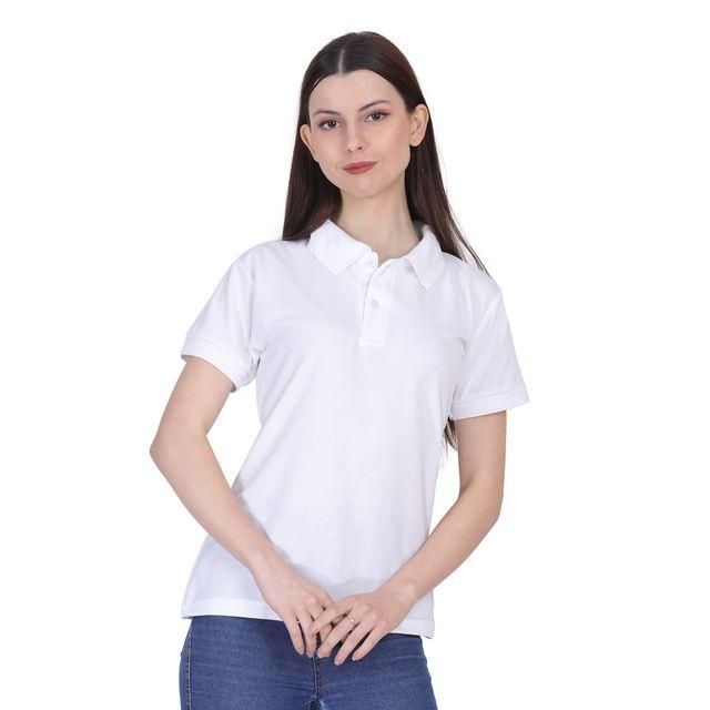 Unisex White Cotton T-shirt